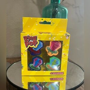 Ring Pop Novelty Erasers, set of 4, new!